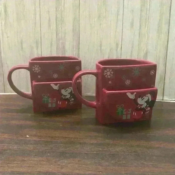 Disney Parks Mickey "Delivering Holiday Cheer"  Cookie Mugs (2pack) - Picture 2 of 5